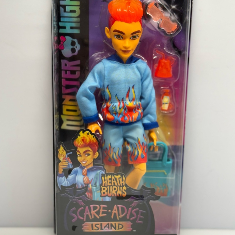 Monster High Scare-Adise Island Heath Burns Doll NEW!